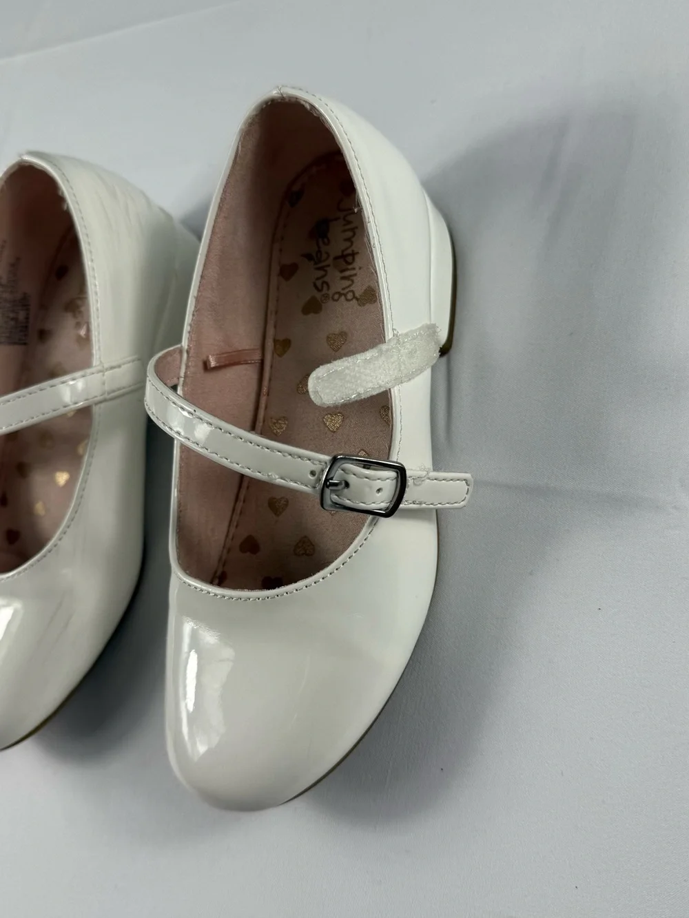 jumping beans White Patent Mary Jane Dress Shoes for Kids